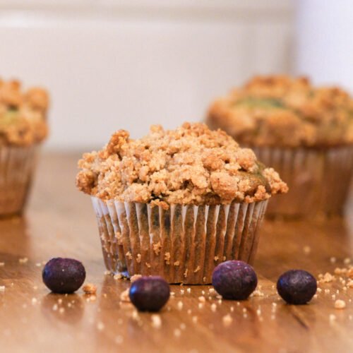 Signature Blueberry Crumble Muffins
