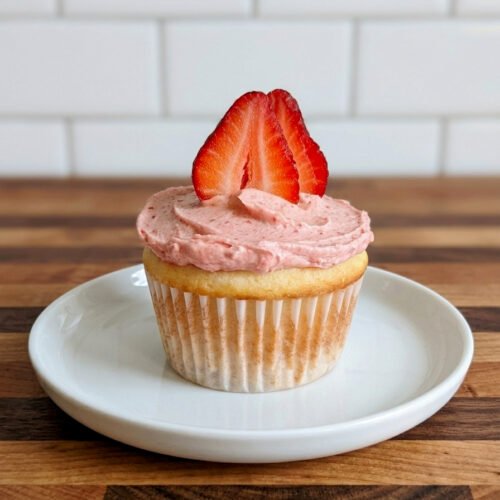 Strawberry Vanilla Cupcakes