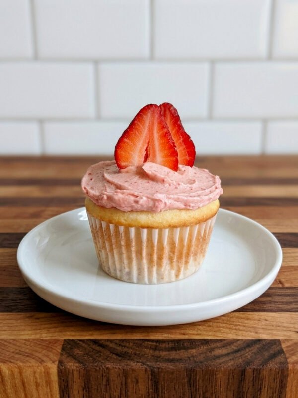 Strawberry Vanilla Cupcakes