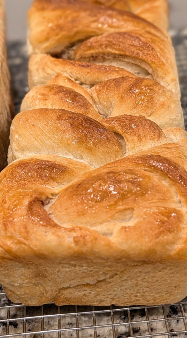 Hand-Twisted Cinnamon Loaf